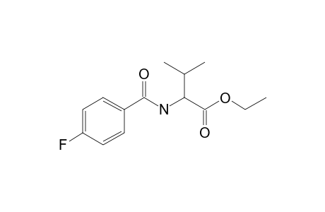 L-Valine, N-(4-fluorobenzoyl)-, ethyl ester