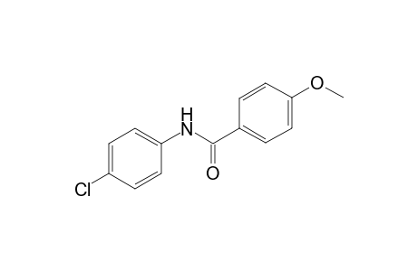 4-Methoxybenzenamide, N-(4-chlorophenyl)-