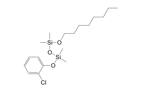 Silane, dimethyl(dimethyl(2-chlorophenoxy)silyloxy)octyloxy-