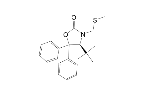 (S)-4-TERT.-BUTYL-3-(METHYLSULFANYLMETHYL)-5,5-DIPHENYLOXAZOLIDIN-2-ONE