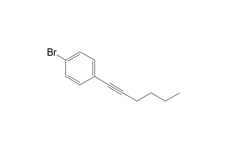 Benzene, 1-bromo-4-(1-hexyn-1-yl)-