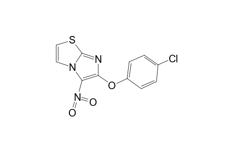 6-(p-CHLOROPHENOXY)-5-NITROIMIDAZO[2,1-b]THIAZOLE