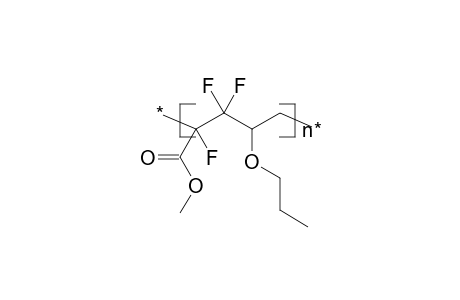 Poly(methyl 2,3,3-trifluoroacrylate-alt-propyl vinyl ether)