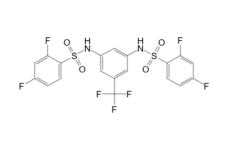 N,N'-[5-(trifluoromethyl)-m-phenylene]bis[2,4-difluorobenzenesulfonamide]