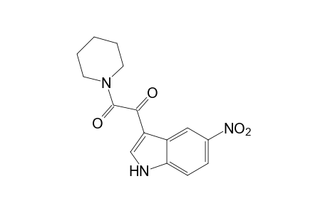 1-[(5-nitroindol-3-yl)glyoxyloyl]piperidine