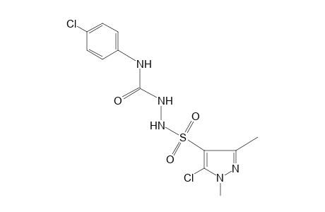 1-[(5-chloro-1,3-dimethylpyrazol-4-yl)sulfonyl]-4-(p-chlorophenyl)semicarbazide