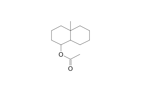 Acetic acid, 4a-methyldecahydronaphthalen-1-yl ester
