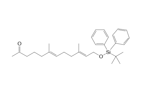 (6E,10E)-12-((tert-butyldiphenylsilyl)oxy)-6,10-dimethyldodeca-6,10-dien-2-one