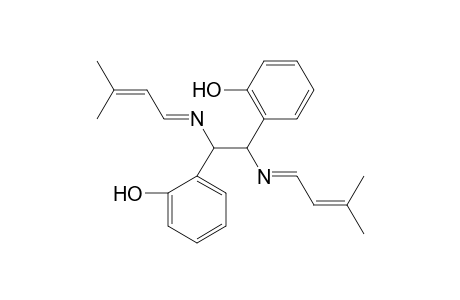 1,2-Bis(2-hydroxyphenyl)ethylenediamine, N,N'-bis(3-methylbut-2-en-1-ylidene)-