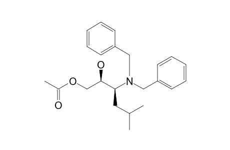 (2S,3S)-O1-Acetyl-3-dibenzylamino-5-methylhexane-1,2-diol