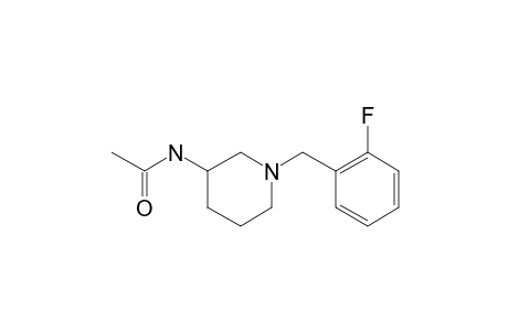 1-(2-Fluorobenzyl)-3-piperidinamine, N-acetyl-