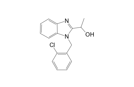 1H-1,3-Benzimidazole-2-methanol, 1-[(2-chlorophenyl)methyl]-.alpha.-methyl-