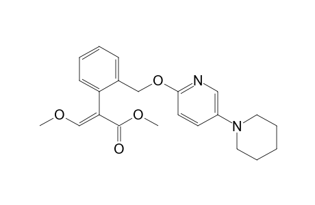 Methyl (E)-3-methoxy-2-[2-[[5-(1-piperidyl)-2-pyridyl]oxymethyl]phenyl]prop-2-enoate