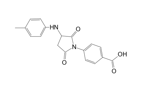 Benzoic acid, 4-[3-[(4-methylphenyl)amino]-2,5-dioxo-1-pyrrolidinyl]-