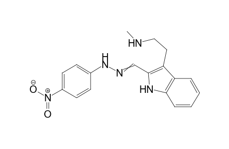 3-(2-Methylaminoethyl)-indol-2-carbaldehyde-(4-nitrophenyl)-hydrazone