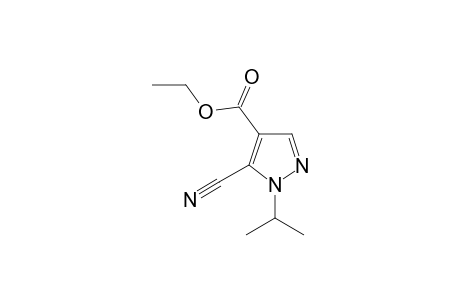 5-cyano-1-isopropyl-pyrazole-4-carboxylic acid ethyl ester