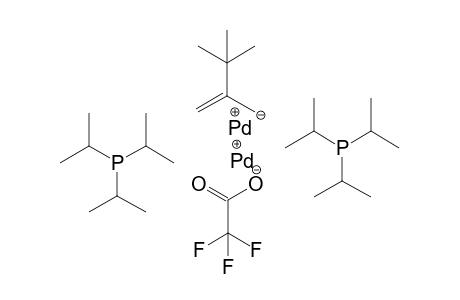 mu-(2-tert-butylallyl)-mu-(trifluoroacetate)-bis(triisopropylphosphine)dipalladium(I)