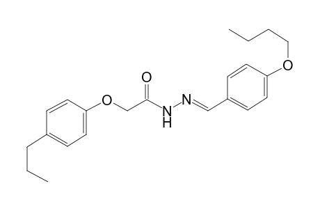 acetic acid, (4-propylphenoxy)-, 2-[(E)-(4-butoxyphenyl)methylidene]hydrazide