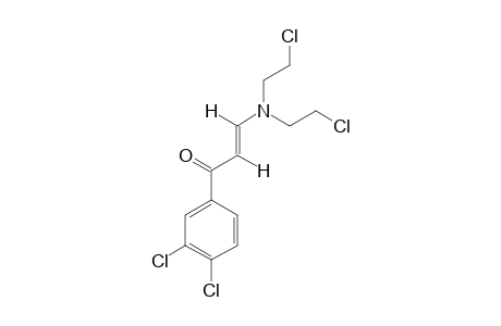 trans-3-[bis(2-chloroethyl)amino]-3',4'-dichloroacrylophenone