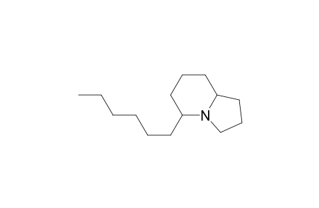 5-Hexylindolizidine