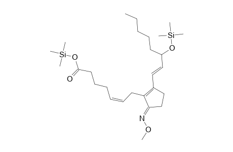 Prosta-5,8(12),13-trien-1-oic acid, 9-(methoxyimino)-15-[(trimethylsilyl)oxy]-, trimethylsilyl ester, (5Z,13E,15S)-