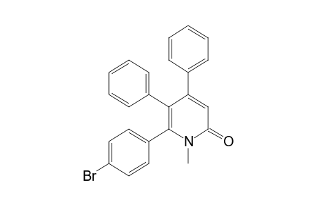 6-(p-bromophenyl)-4,5-diphenyl-1-methyl-2(1H)-pyridone