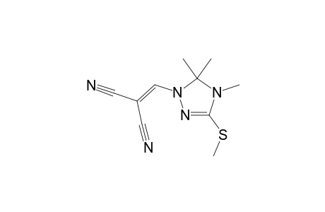 1-(2,2-DICYANOVINYL)-3-METHYLTHIO-4,5,5-TRIMETHYL-[1,2,4]-TRIAZOLINE