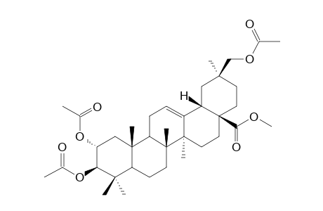 2.alpha.,3.beta.,30-Triacetoxy-olean-12-en-28-oic,methylester