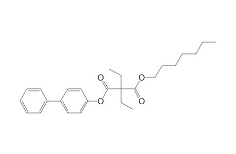 Diethylmalonic acid, 4-biphenyl heptyl ester