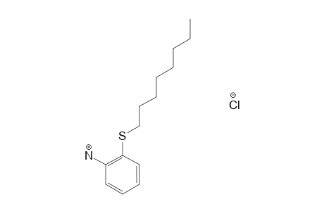 o-(octylthio)aniline, hydrochloride