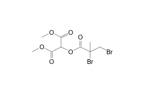 Dimethyl 2-[(2,3-dibromo-2-methylpropanoyl)oxy]malonate