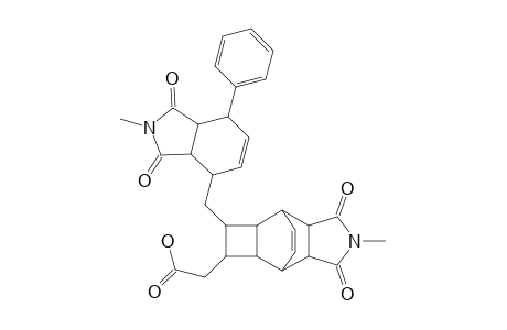 4,7-Etheno-1H-cyclobut[f]isoindole-5-acetic acid, 6-[(2,3,3a,4,7,7a-hexahydro-2-methyl-1,3-dioxo-7-phenyl-1H-isoindol-4 -yl)methyl]-2,3,3a,4,4a,5,6,6a,7,7a-decahydro-2-methyl-1,3-dioxo-