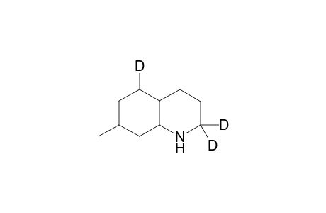 2,2,5-TRIDEUTERIO-7-METHYL-DECAHYDRO-QUINOLINE