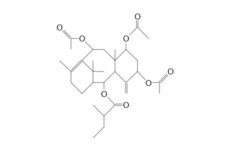 5a,7b,10b-Triacetoxy-2a-(A-methyl-butyryloxy-4(20),11-taxadiene