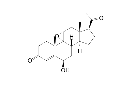 9,11.alpha.-Epoxypregn-4-ene-3,20-dion-6.beta.-ol