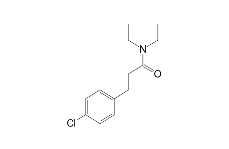 p-CHLORO-N,N-DIETHYLHYDROCINNAMAMIDE