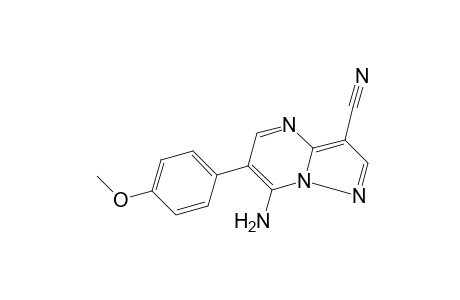 7-AMINO-6-(p-METHOXYPHENYL)PYRAZOLO[1,5-a]PYRIMIDINE-3-CARBONITRILE