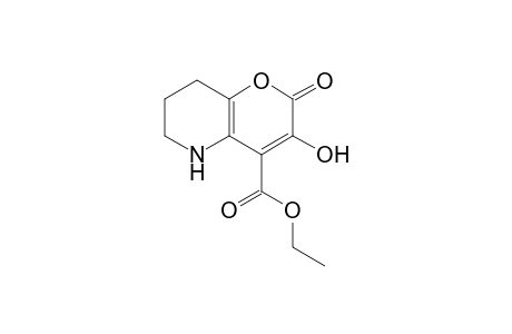 ethyl 3-hydroxy-2-oxo-5,6,7,8-tetrahydro-2H-pyrano[3,2-b]pyridine-4-carboxylate