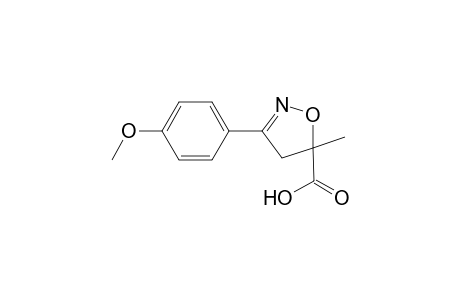 5-Isoxazolecarboxylic acid, 4,5-dihydro-3-(4-methoxyphenyl)-5-methyl-