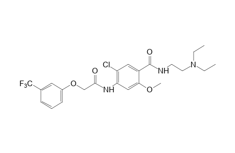 6'-CHLORO-4'-{[2-(DIETHYLAMINO)ETHYL]CARBAMOYL}-2-[(alpha,alpha,alpha-TRIFLUORO-m-TOLYL)OXY]-m-ACETANISIDIDE