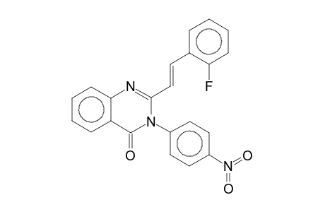 2-[(E)-2-(2-fluorophenyl)ethenyl]-3-(4-nitrophenyl)-4(3H)-quinazolinone