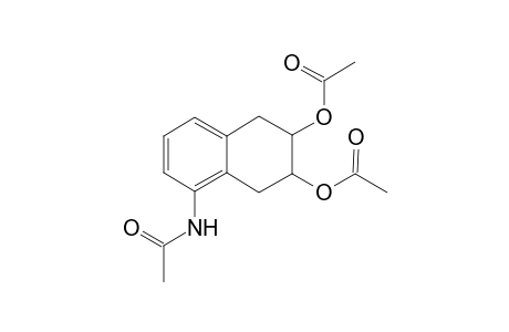 2,3-Naphthalenediol, 5-acetamido-1,2,3,4-tetrahydro-, diacetate