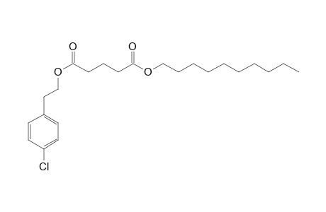 Glutaric acid, 2-(4-chlorophenyl)ethyl decyl ester