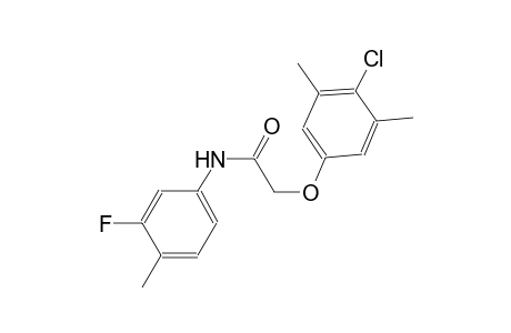 2-(4-chloro-3,5-dimethylphenoxy)-N-(3-fluoro-4-methylphenyl)acetamide