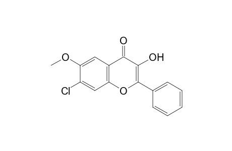 7-Chloro-3-hydroxy-6-methoxyflavone