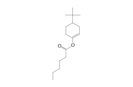 4-Tert-butyl-1-cyclohexen-1-ol, hexanoate