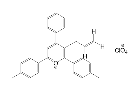 3-allyl-2,6-di-p-tolyl-4-phenylpyrylium perchlorate