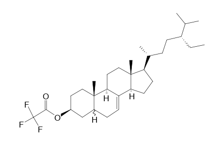 Stigmast-7-en-3-ol, trifluoroacetate, (3.beta.,24.xi.)-