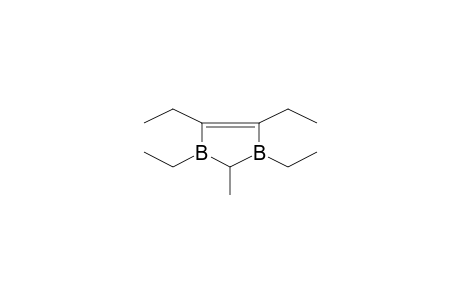 1H-1,3-Diborole, 1,3,4,5-tetraethyl-2,3-dihydro-2-methyl-