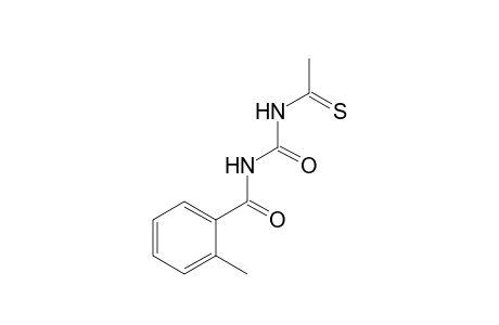 1-(thioacetyl)-3-(o-toluoyl)urea